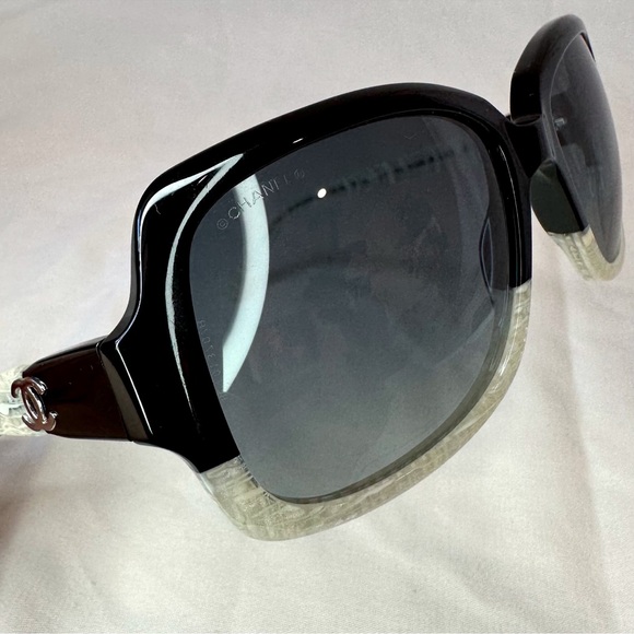 CHANEL 5177 c.1199/3C Black Sunglasses - Picture 3 of 5